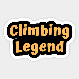 Climbing Legend Sticker